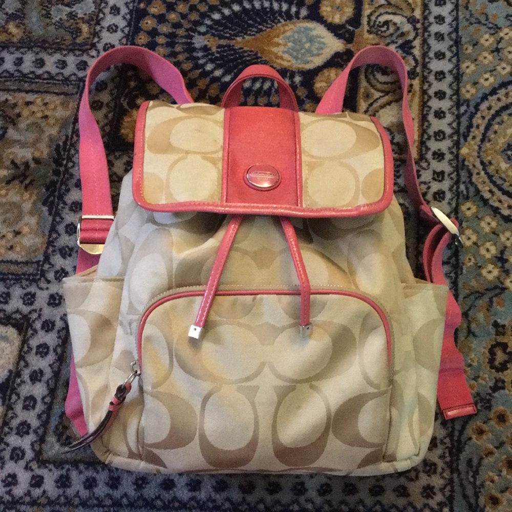 Coach mini back pack